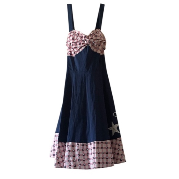 Disney Dress Shop "All American Girl" Minnie Mouse Americana Women's Dress, 1X - Picture 1 of 16
